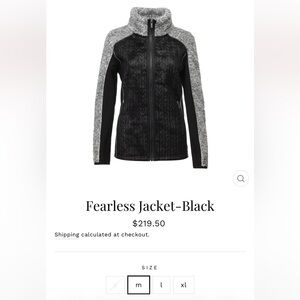 Wooly Bully Wear ,Fearless Jacket - Black & Gray